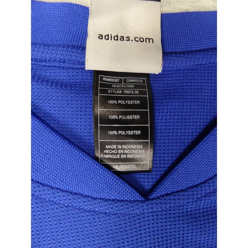 Adidas NBA Los Angeles Clippers Shooting Shirt Mens 2XL Blue Red Sleeveless
